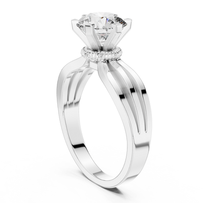 Valerisse 6.5 mm Diamond Ring