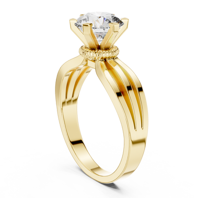 Valerisse 6.5 mm Diamond Ring