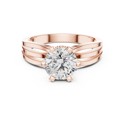 Valerisse 6.5 mm Diamond Ring