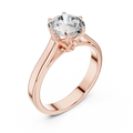 Elarienne 6.5 mm Diamond Ring