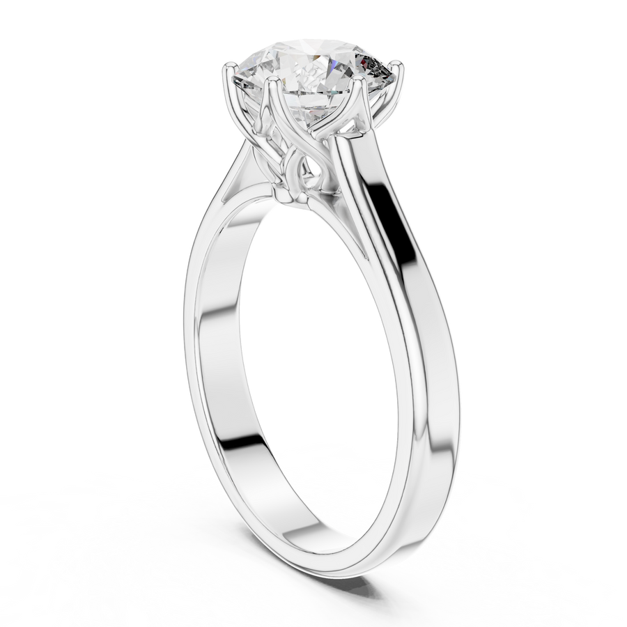 Elarienne 6.5 mm Diamond Ring