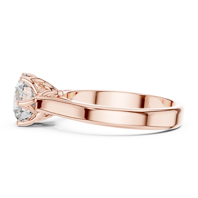 Elarienne 6.5 mm Diamond Ring
