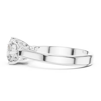 Elarienne 6.5 mm Diamond Ring