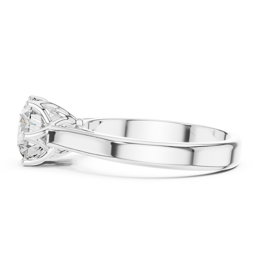 Elarienne 6.5 mm Diamond Ring