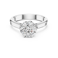 Elarienne 6.5 mm Diamond Ring