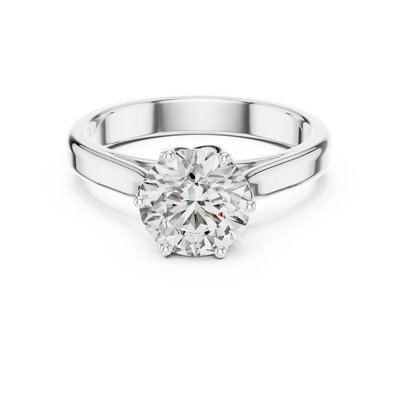 Elarienne 6.5 mm Diamond Ring