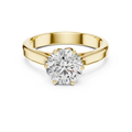 Elarienne 6.5 mm Diamond Ring