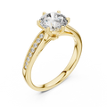 Elsinara 6.5 mm Diamond Ring