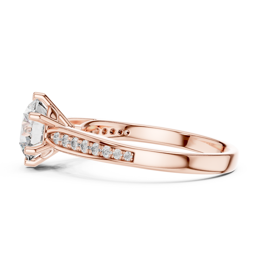 Elsinara 6.5 mm Diamond Ring