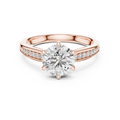 Elsinara 6.5 mm Diamond Ring