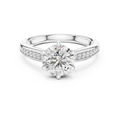 Elsinara 6.5 mm Diamond Ring