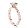 Rosavelle 6.5 mm Diamond Ring