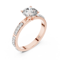 Rosavelle 6.5 mm Diamond Ring