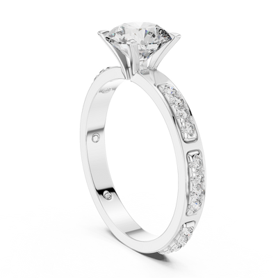 Rosavelle 6.5 mm Diamond Ring