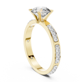 Rosavelle 6.5 mm Diamond Ring
