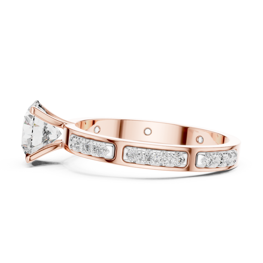 Rosavelle 6.5 mm Diamond Ring