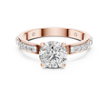 Rosavelle 6.5 mm Diamond Ring