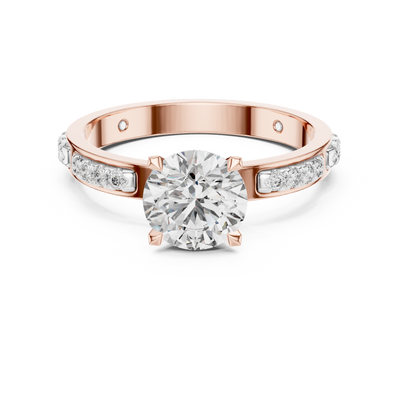 Rosavelle 6.5 mm Diamond Ring