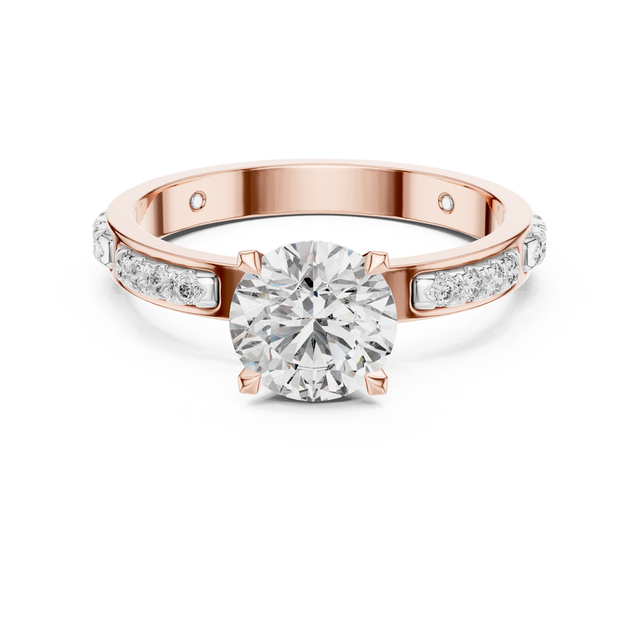 Rosavelle 6.5 mm Diamond Ring