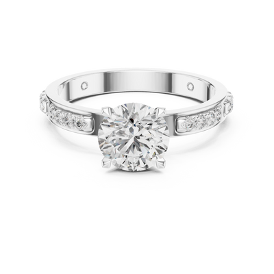 Rosavelle 6.5 mm Diamond Ring