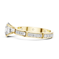 Rosavelle 6.5 mm Diamond Ring