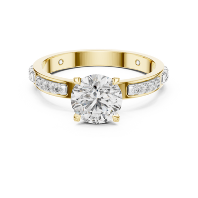 Rosavelle 6.5 mm Diamond Ring