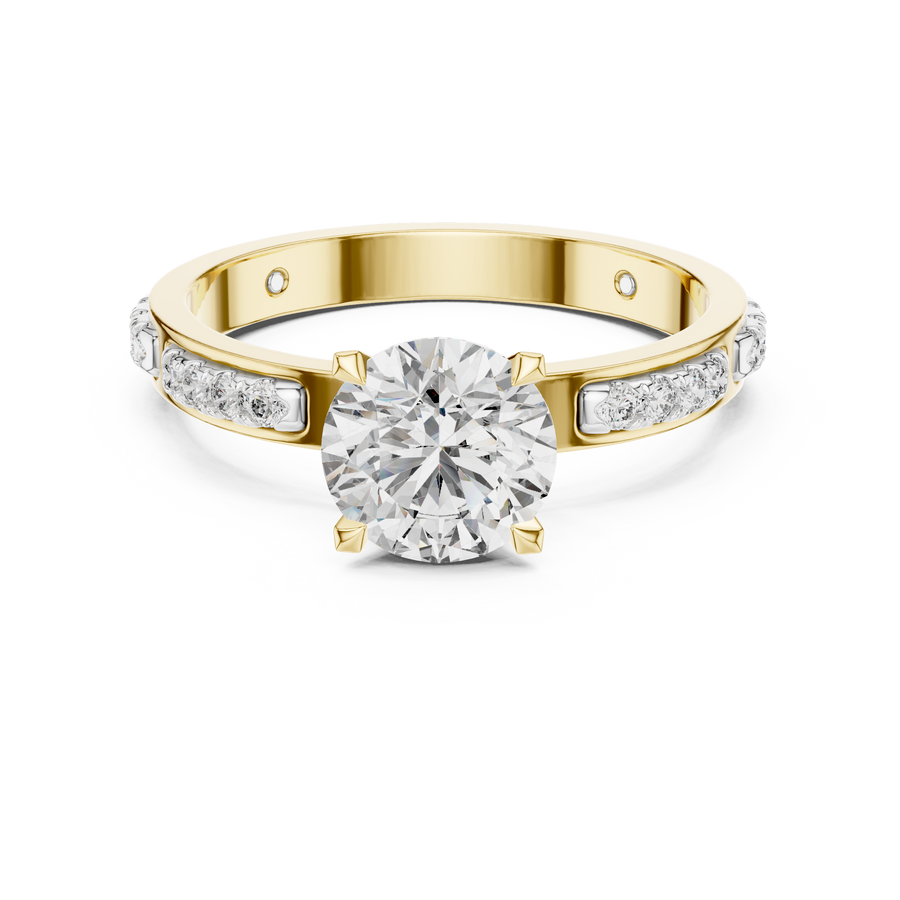 Rosavelle 6.5 mm Diamond Ring