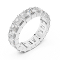 Virellia Emerald-Cut Diamond Eternity Ring
