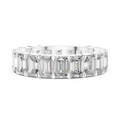 Virellia Emerald-Cut Diamond Eternity Ring