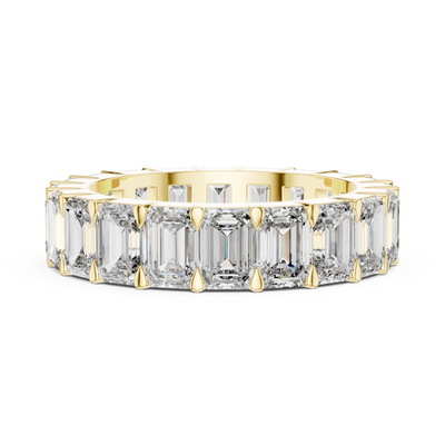 Virellia Emerald-Cut Diamond Eternity Ring