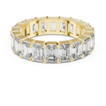Virellia Emerald-Cut Diamond Eternity Ring