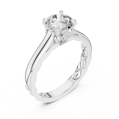 Neravelle 6.5 mm Diamond Ring