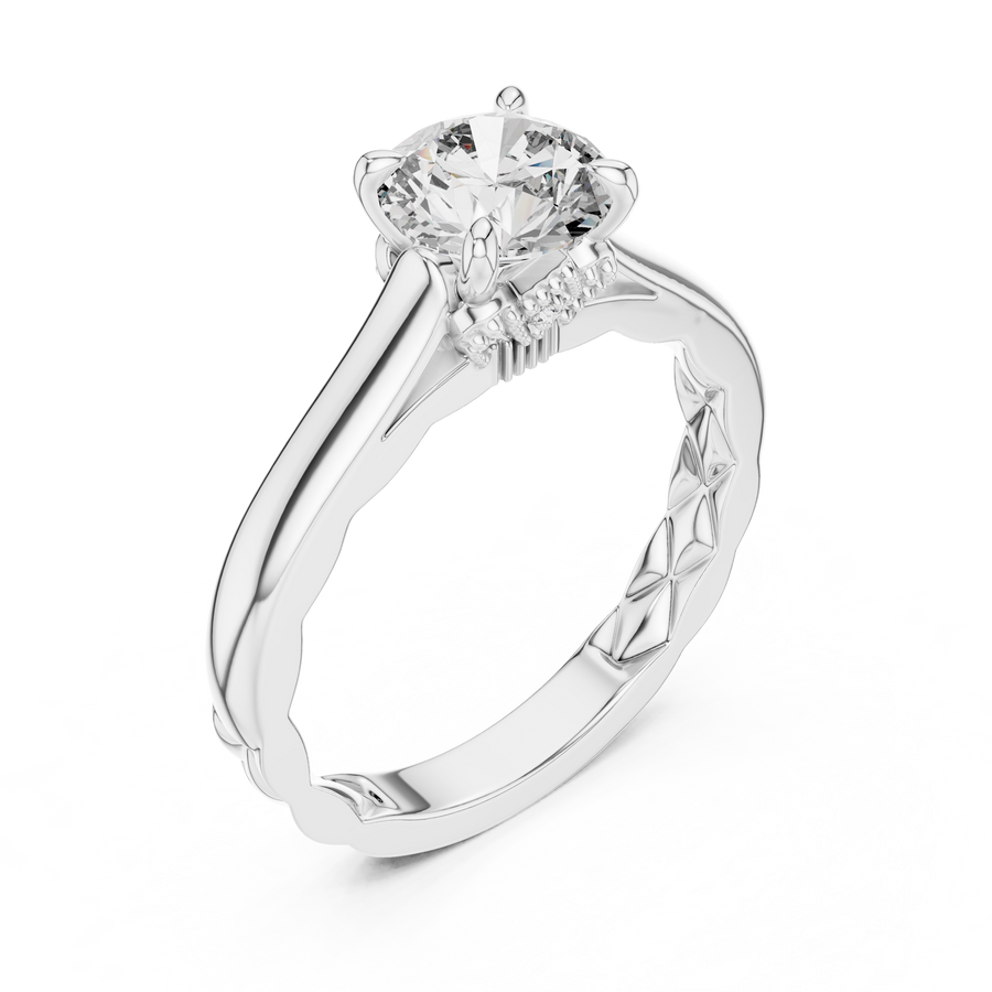 Neravelle 6.5 mm Diamond Ring