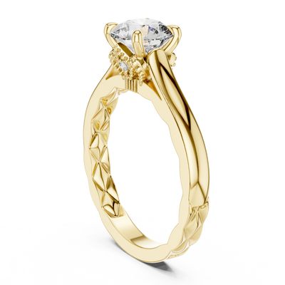 Neravelle 6.5 mm Diamond Ring