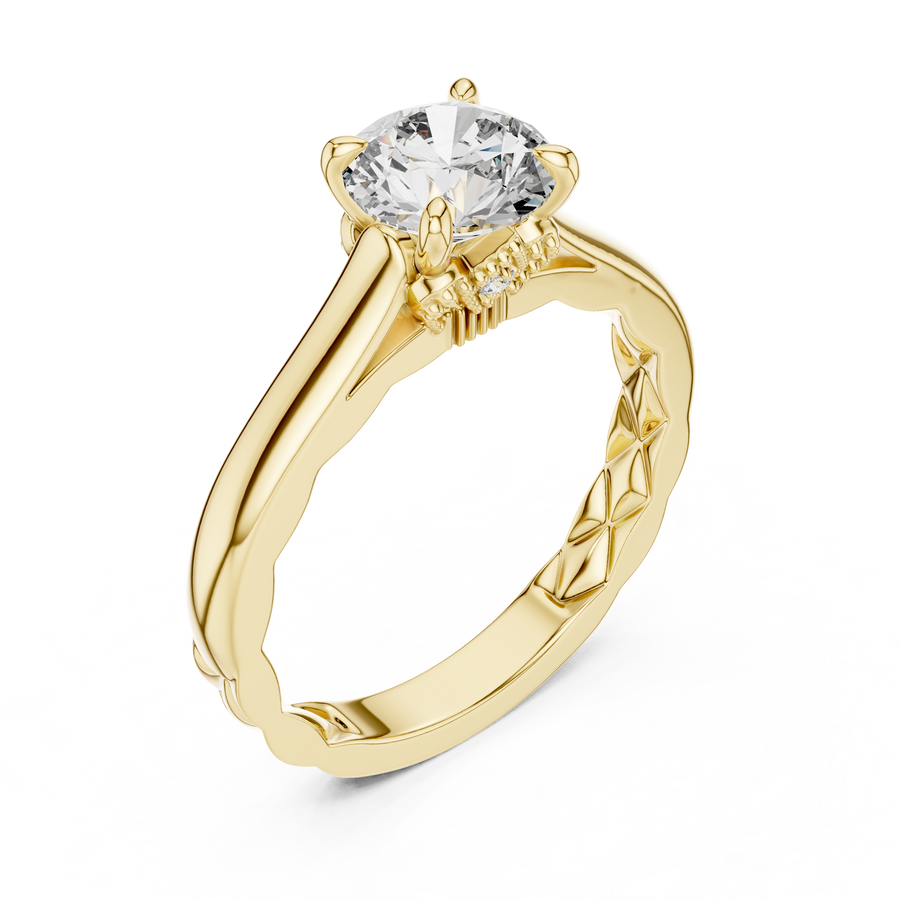 Neravelle 6.5 mm Diamond Ring