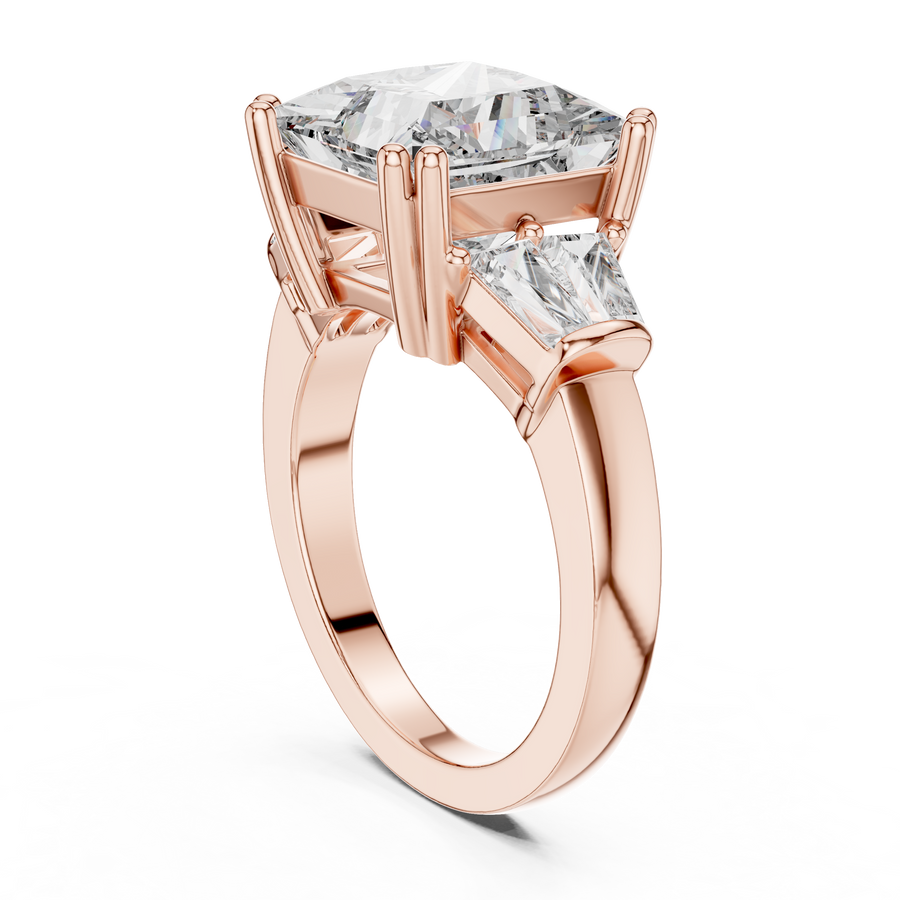 Avenoria Princess-Cut Diamond Ring