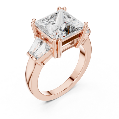 Avenoria Princess-Cut Diamond Ring