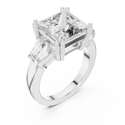 Avenoria Princess-Cut Diamond Ring