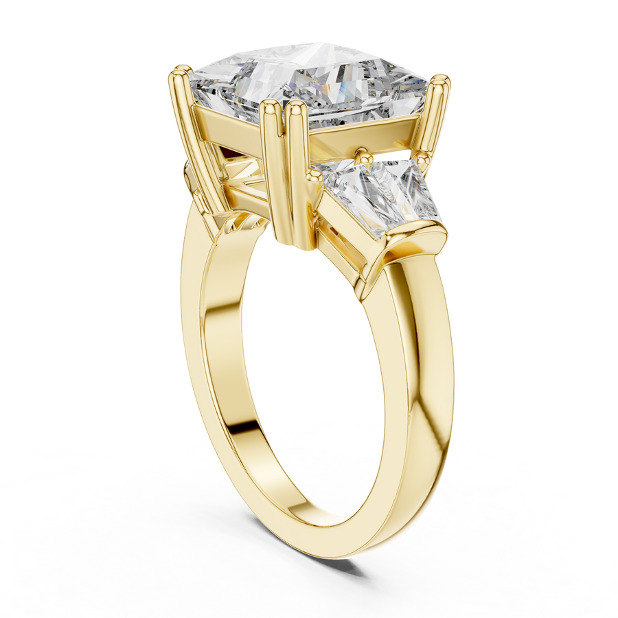 Avenoria Princess-Cut Diamond Ring