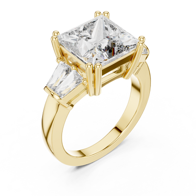 Avenoria Princess-Cut Diamond Ring
