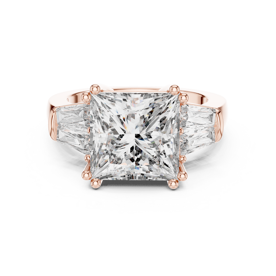 Avenoria Princess-Cut Diamond Ring