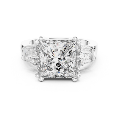 Avenoria Princess-Cut Diamond Ring