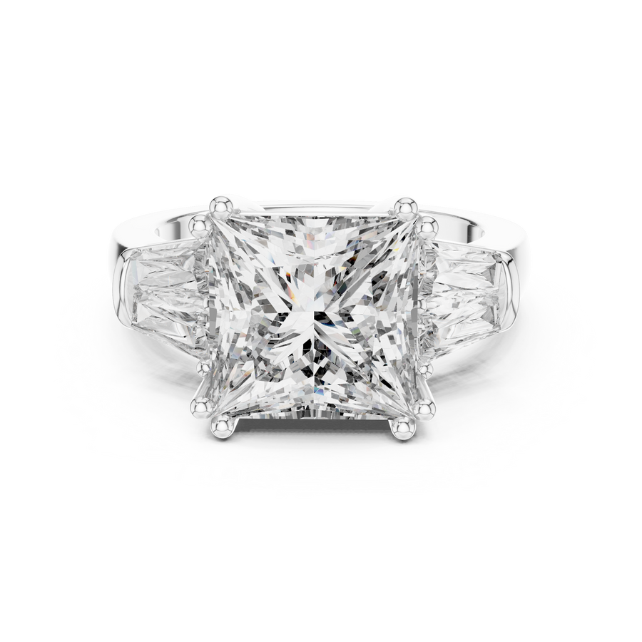 Avenoria Princess-Cut Diamond Ring