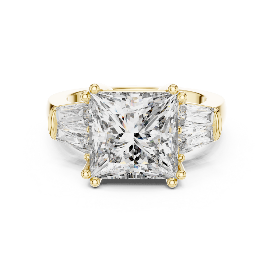 Avenoria Princess-Cut Diamond Ring