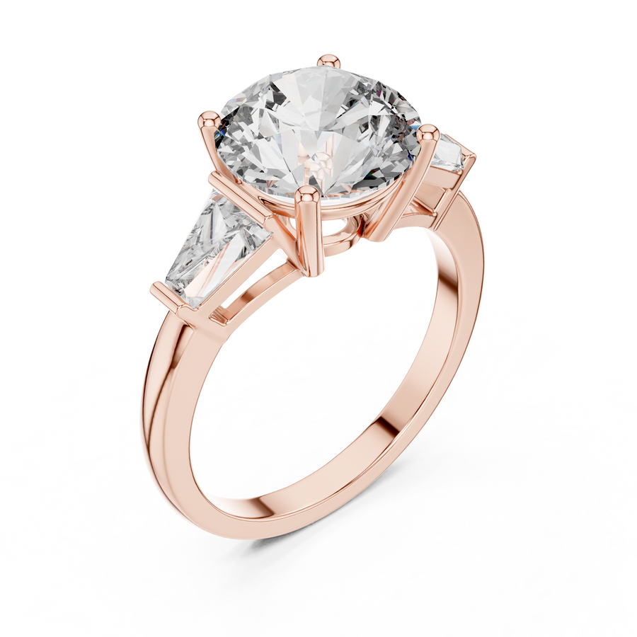 Virelia 9 mm Diamond Ring