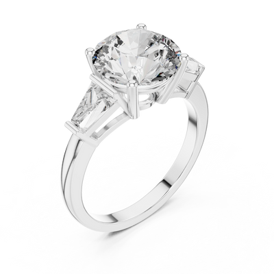 Virelia 9 mm Diamond Ring