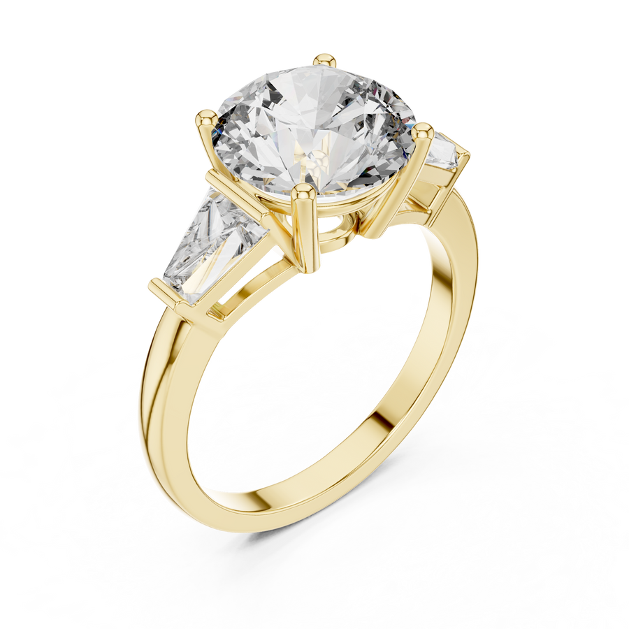 Virelia 9 mm Diamond Ring