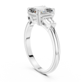 Isavelle 7 mm Emerald-Cut Diamond Ring