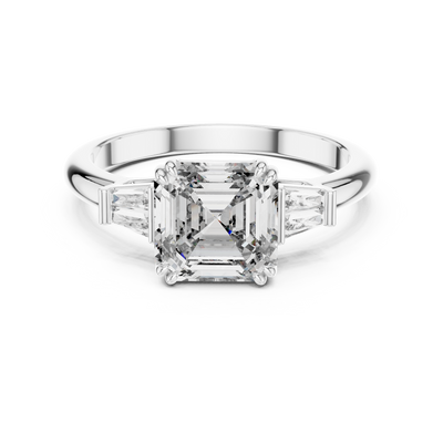 Isavelle 7 mm Emerald-Cut Diamond Ring