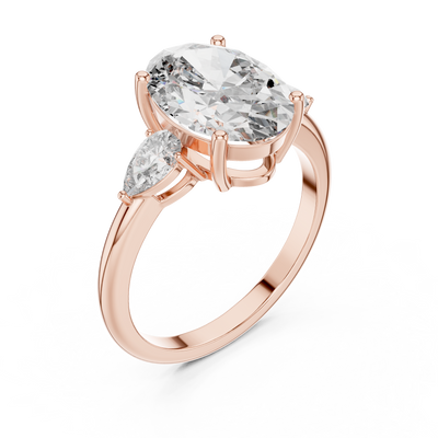 Rosavienne Oval Diamond Ring